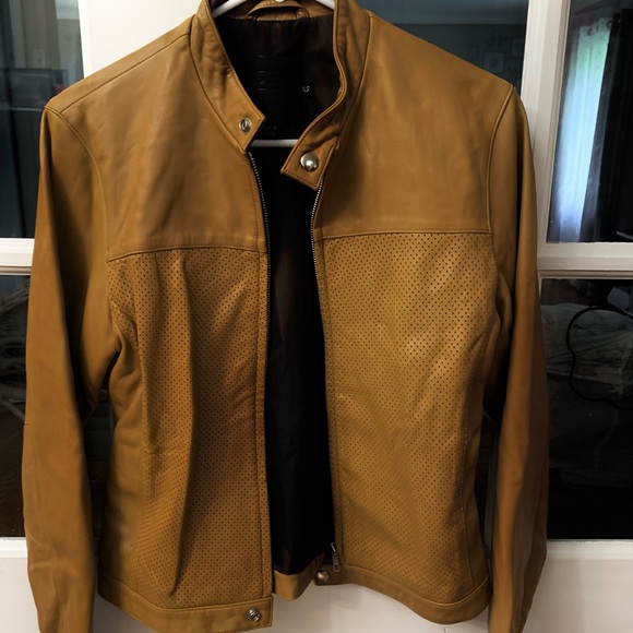 Leather jacket Coach - Picture 2 of 5